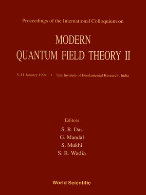 cover image of Modern Quantum Field Theory Ii--Proceedings of the International Colloquium